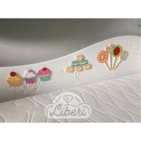 Кровать детская декорированная "Candy bar"